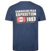 Herren Canadian Peak T-Shirt | Jistereak Navy Rm Herren 249