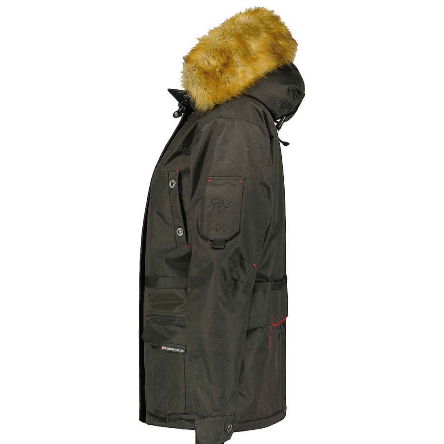 Damen Canadian Peak Parka | Acheak Black Cp Rm Lady 068