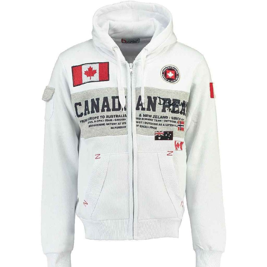 Herren Canadian Peak Schweis | Fipeak White Rm Herren 054