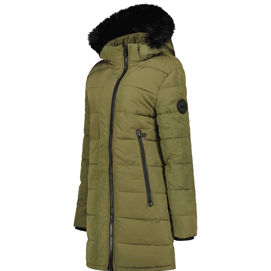 Damen Canadian Peak Parka | Strausenoliv Mt Lady 001