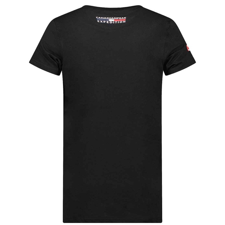 Herren Canadian Peak T-Shirt | Jurbeak Black Rm Herren 235