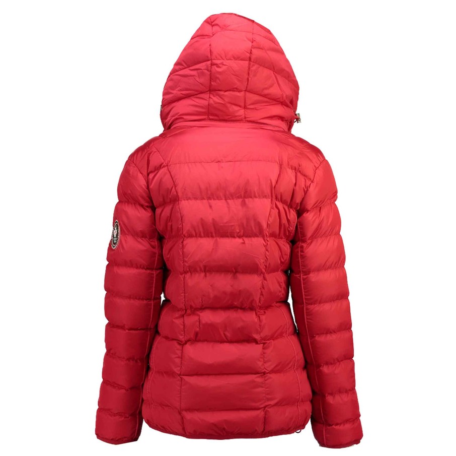 Damen Canadian Peak Jacke | Bambolineak Short Red Rm Lady 079