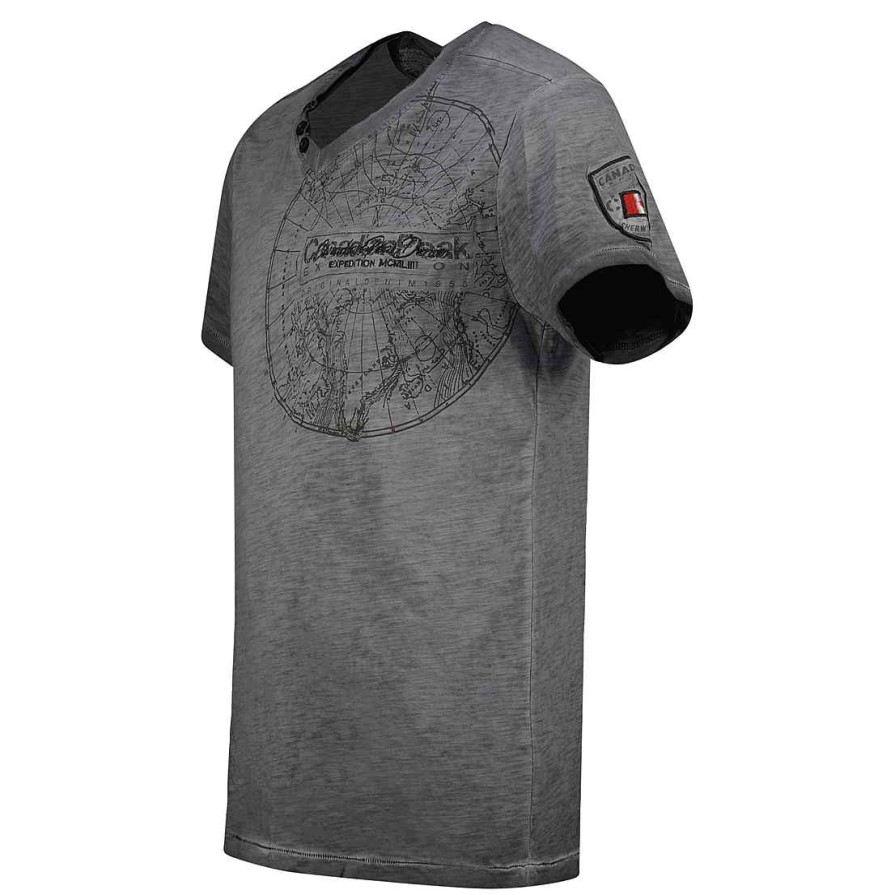 Herren Canadian Peak T-Shirt | Jimperableak Black Rm Herren 249