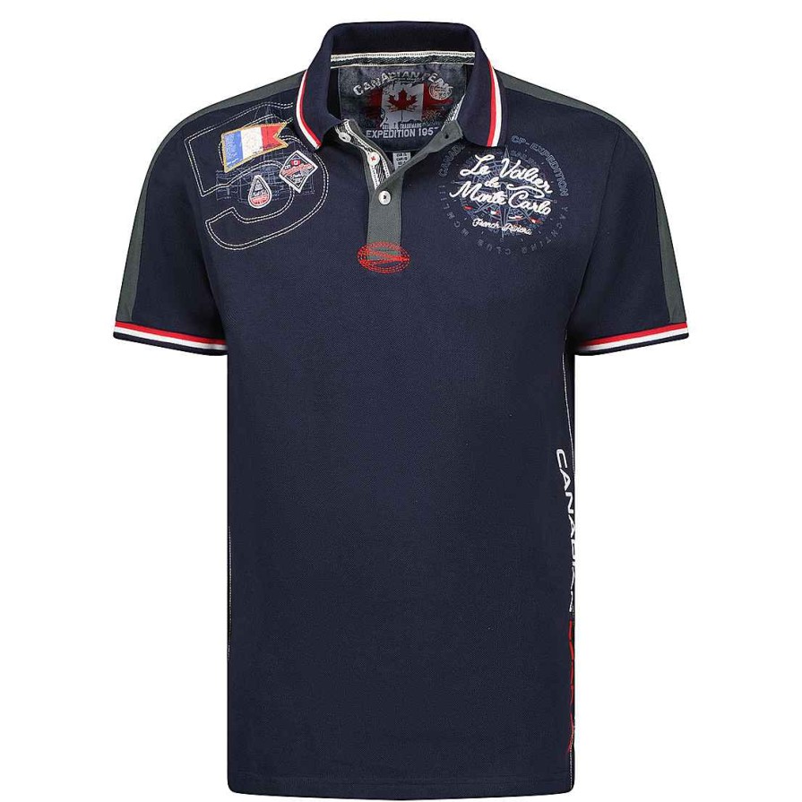 Herren Canadian Peak Polo | Kalvineak Navy Rm Herren 254