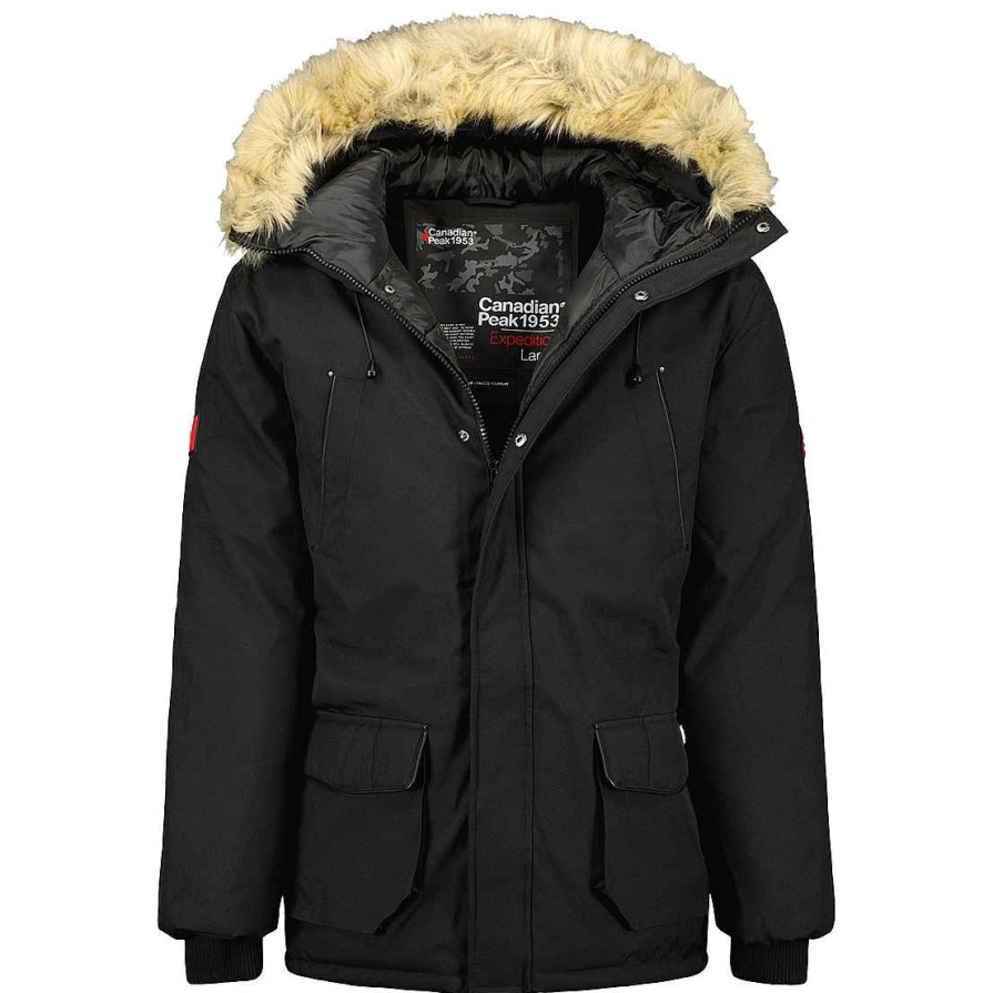 Herren Canadian Peak Parka | Claudeak Black Rm Bs2 Herren 068