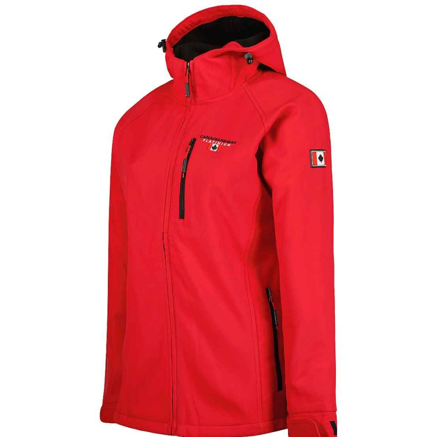 Damen Canadian Peak Soft Shell | Tacereak Red Rm Lady 250