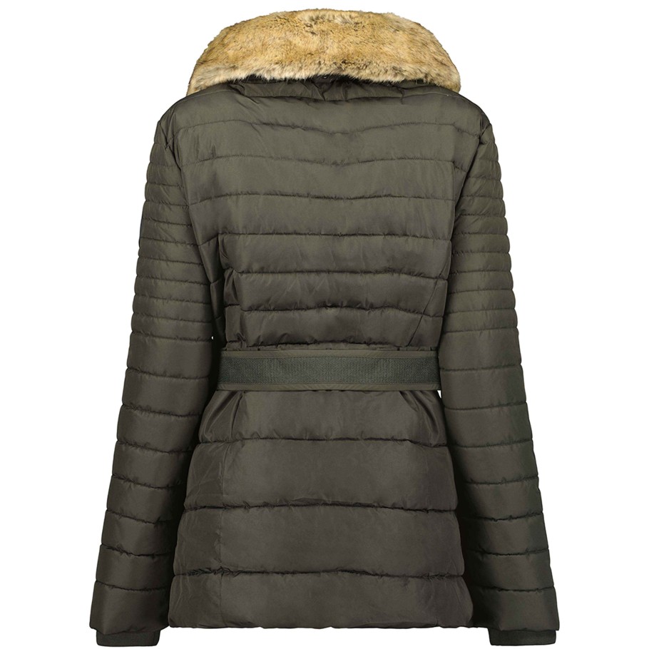 Damen Canadian Peak Parka | Belleneak Khaki Lady 001 Bs