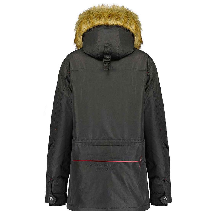 Damen Canadian Peak Parka | Acheak Rm Black Lady 054