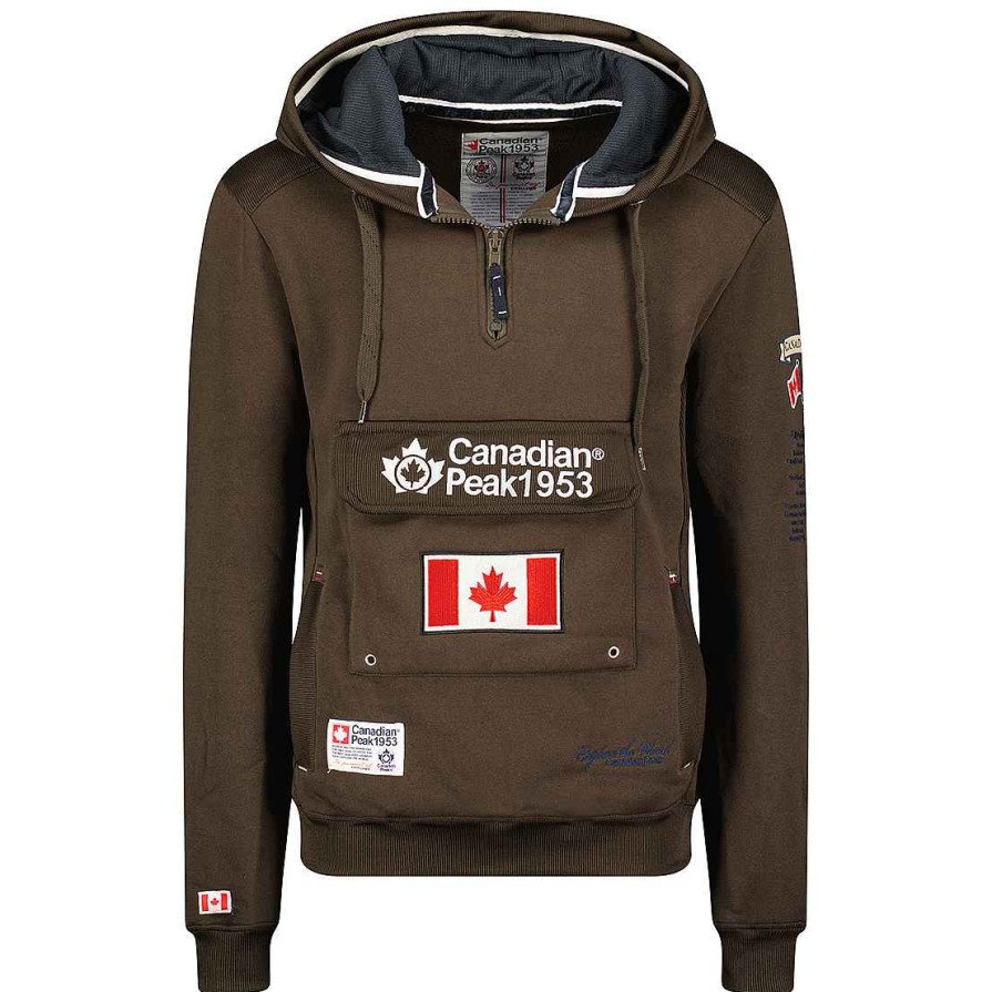 Herren Canadian Peak Schweis | Galapagos Brown Men Cp Rm 100