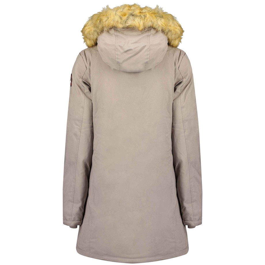 Damen Canadian Peak Parka | Dinastipeak Taupe Cp Rm Bs Lady 001