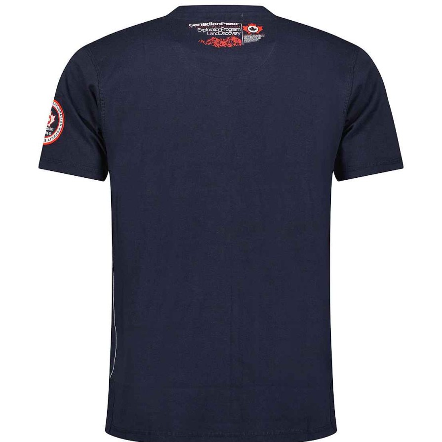 Herren Canadian Peak T-Shirt | Jomando Navy Herren Cp Rm Herren 235