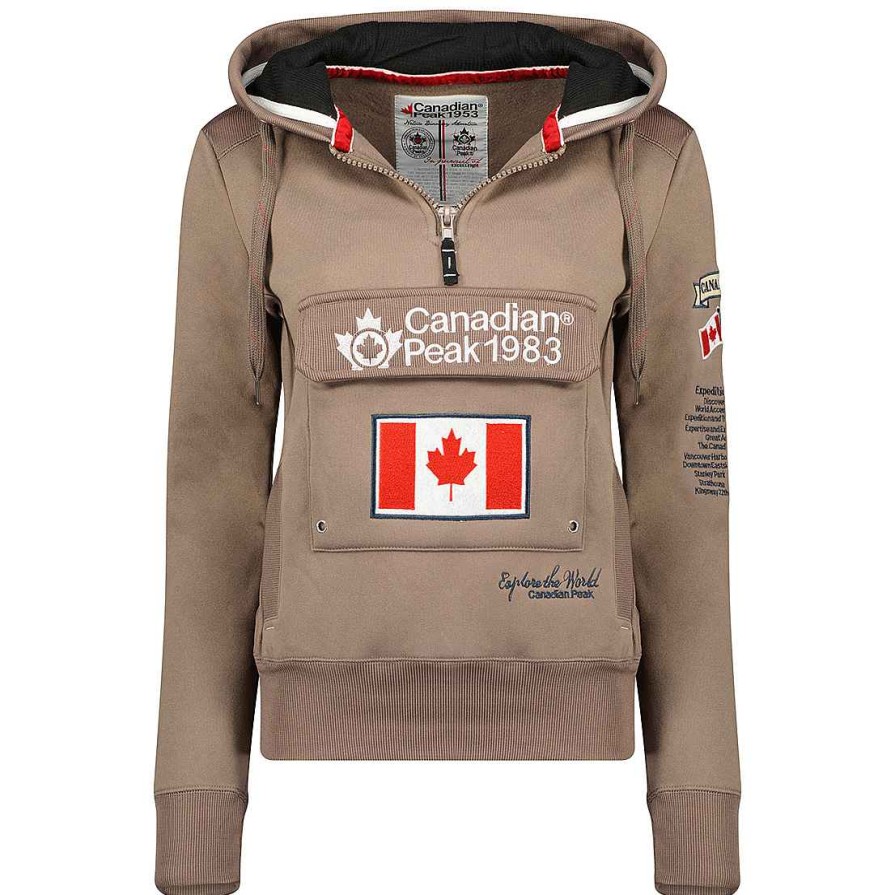 Damen Canadian Peak Schweis | Gyrelle Taupe Cp Lady 054 Pop