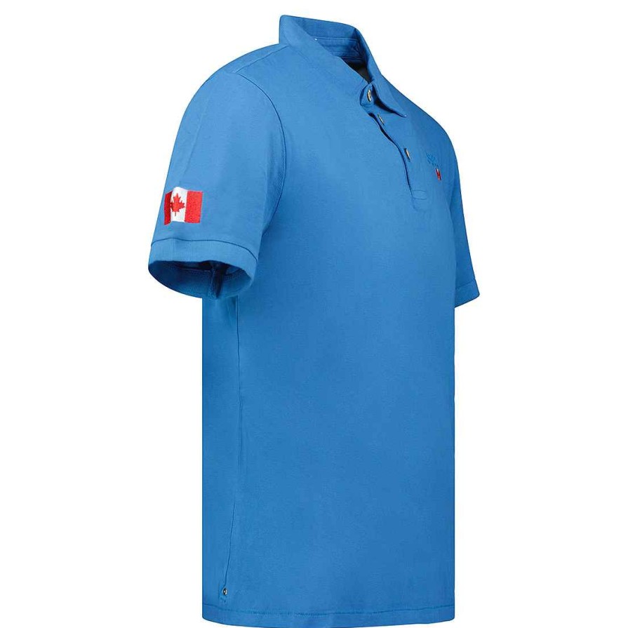 Herren Canadian Peak Polo | Karseak Blue Rm Herren 249