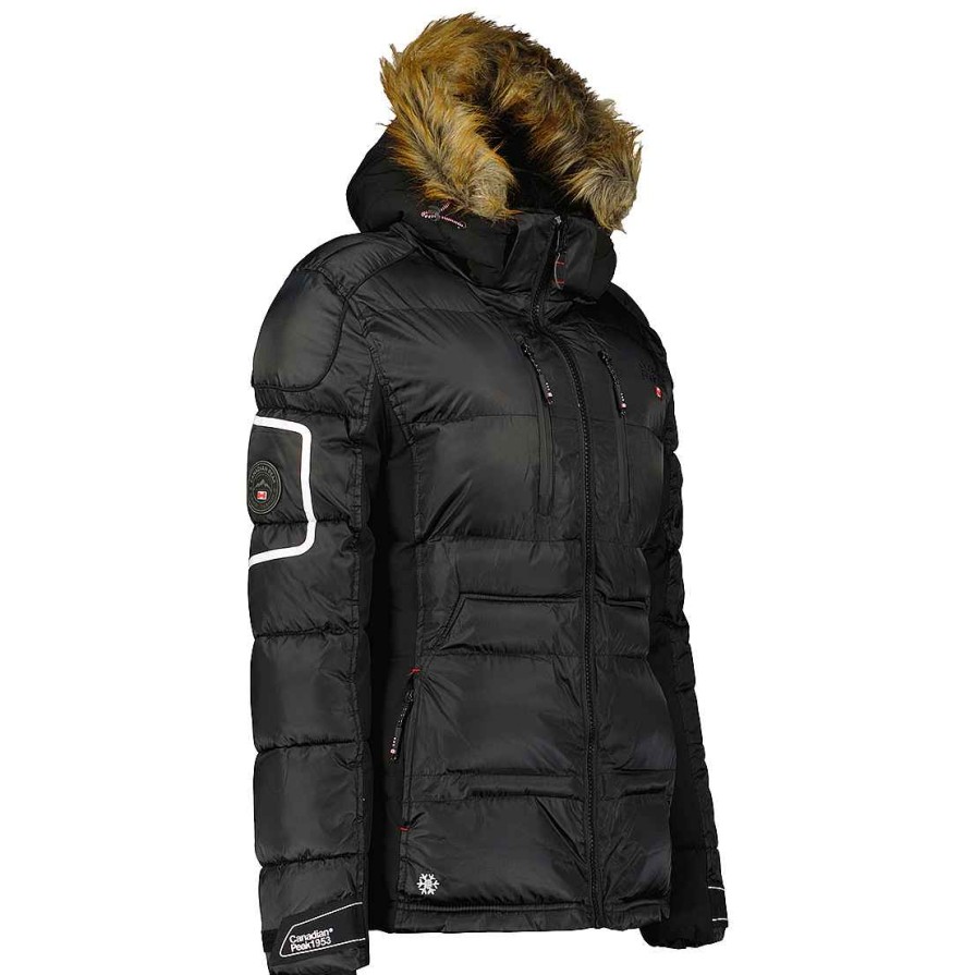 Damen Canadian Peak Parka | Bersileak Rm Black Lady Cp 005