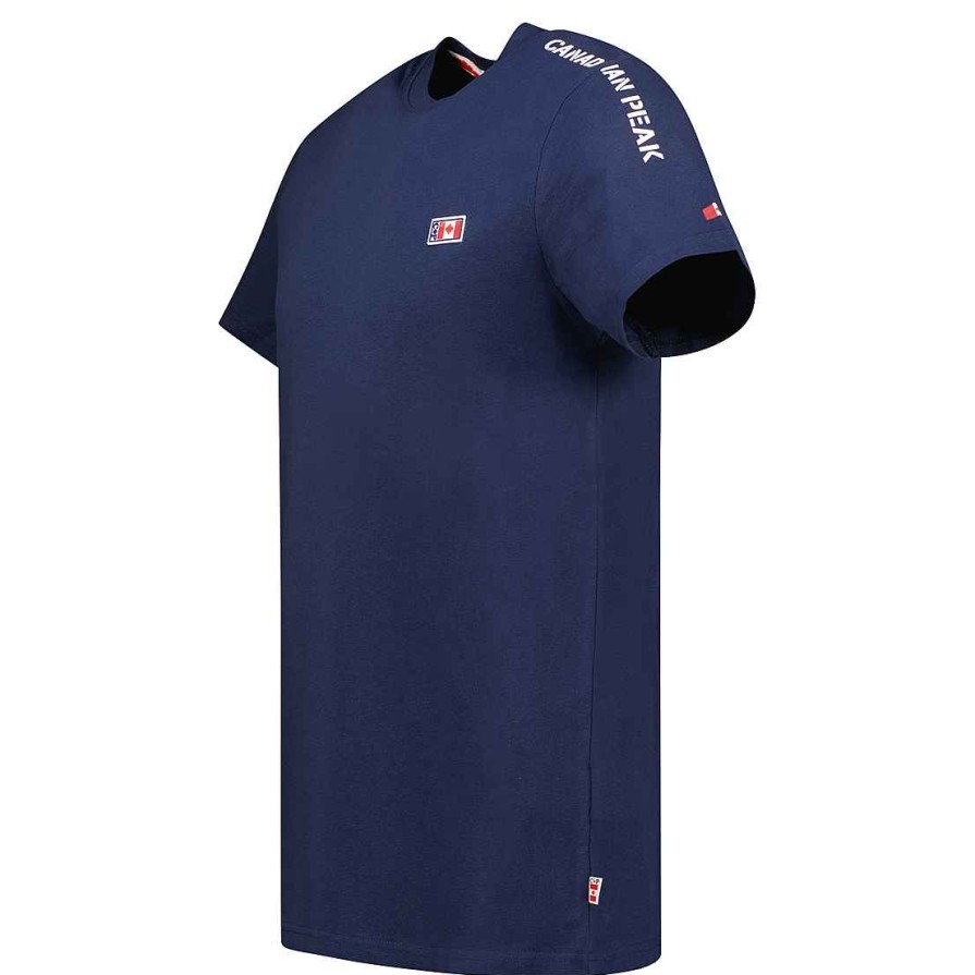 Herren Canadian Peak T-Shirt | Jaredeak Navy Rm Herren 235