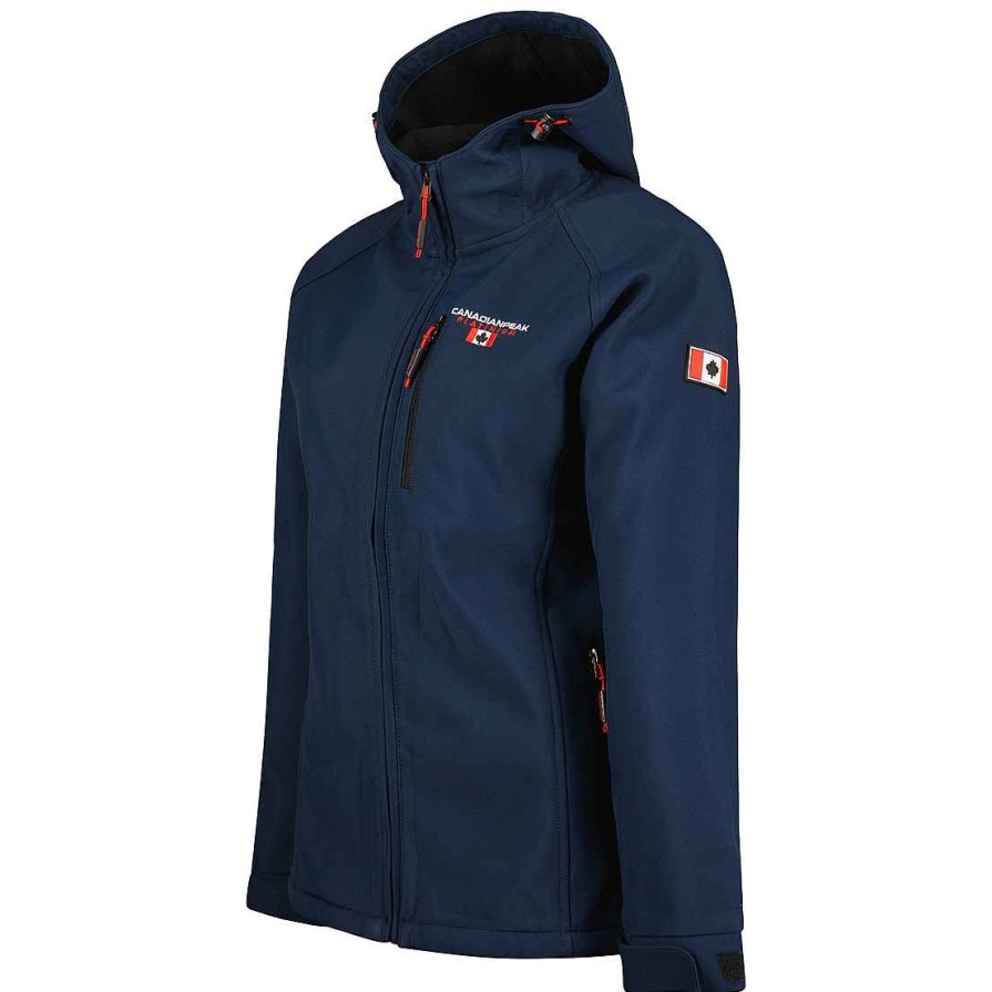 Damen Canadian Peak Soft Shell | Tacereak Navy Rm Lady 250