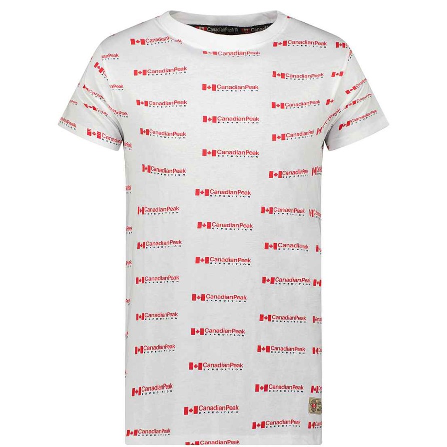 Herren Canadian Peak T-Shirt | Jabarieak White Rm Herren 249