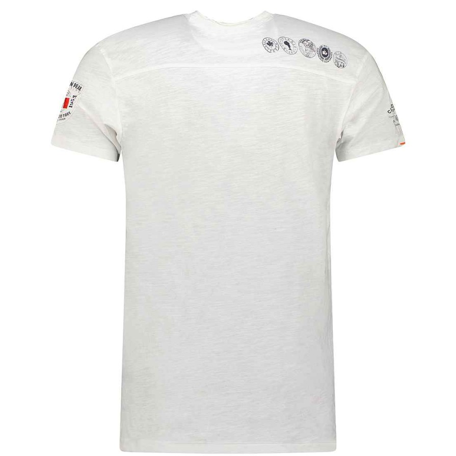 Herren Canadian Peak T-Shirt | Jimperableak White Rm Herren 249