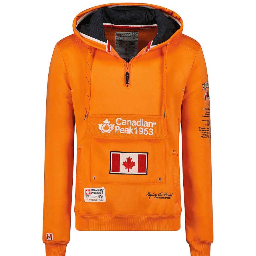 Herren Canadian Peak Schweis | Galapagos Fluo Orange Men Cp Rm 100