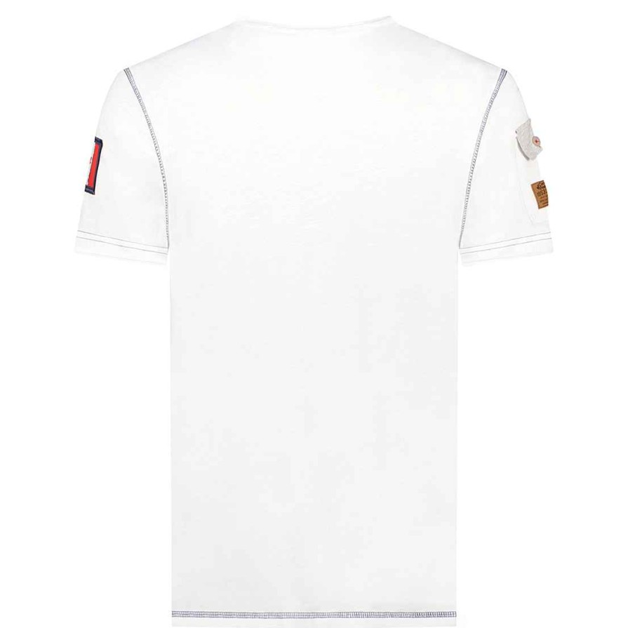 Herren Canadian Peak T-Shirt | Jiseak White Rm Herren 235