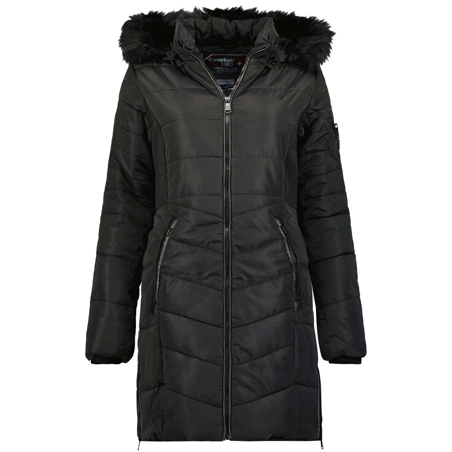 Damen Canadian Peak Parka | Armonica Black Lady 045