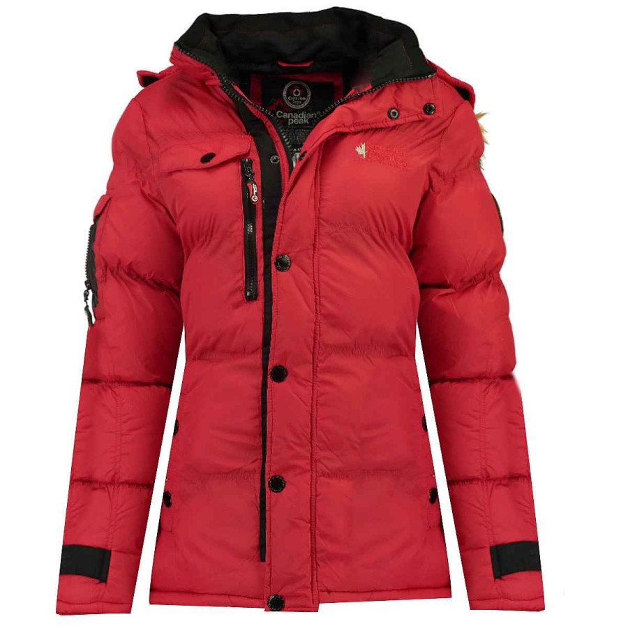 Damen Canadian Peak Parka | Bukka Red Cp Rm Lady 021