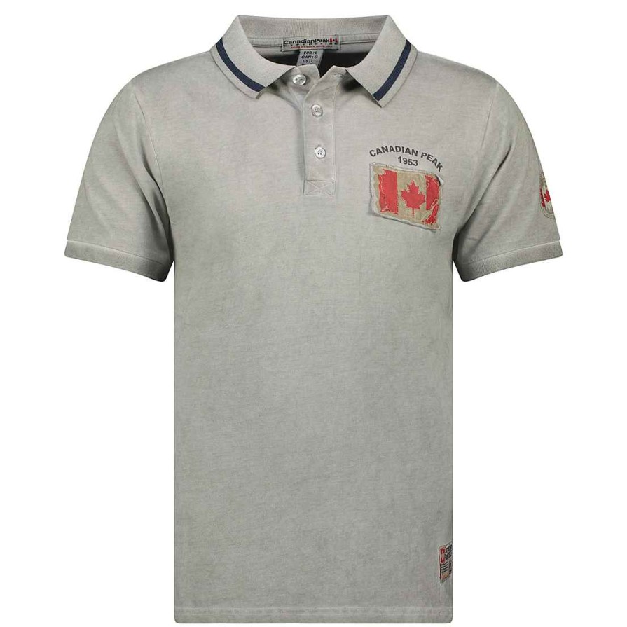 Herren Canadian Peak Polo | Kotzeak Grey Rm Herren 249