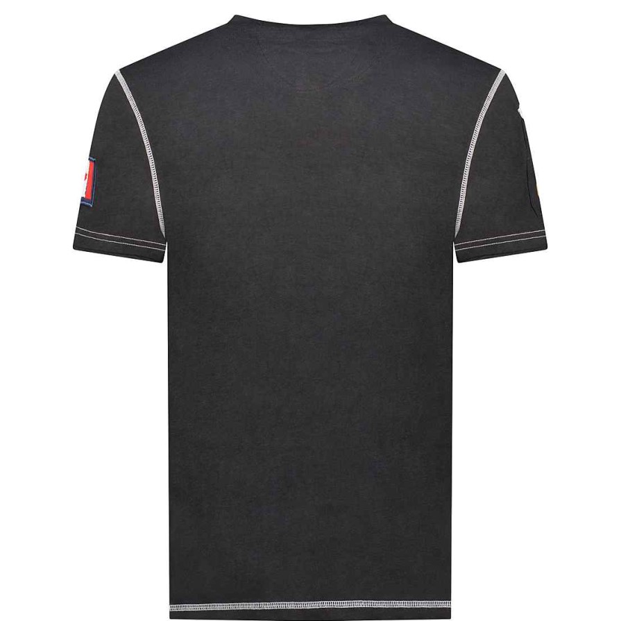 Herren Canadian Peak T-Shirt | Jipeak Black Men Cp Rm Men 235