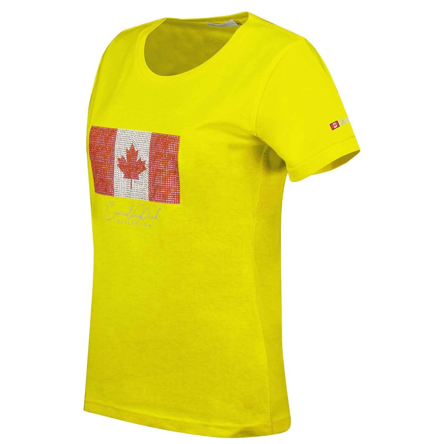 Damen Canadian Peak T-Shirt | Jwildeak Lemon Rm Lady 204