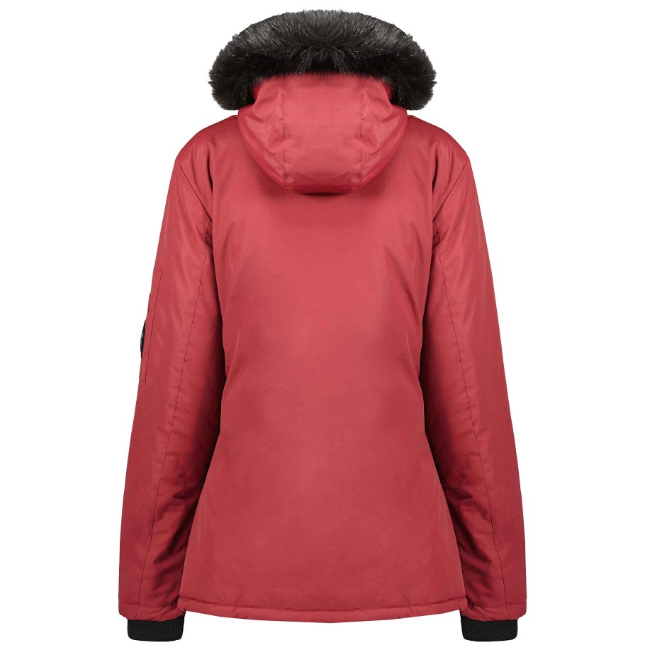 Damen Canadian Peak Parka | Adaneaka Bs Cp Bordeaux Lady 056