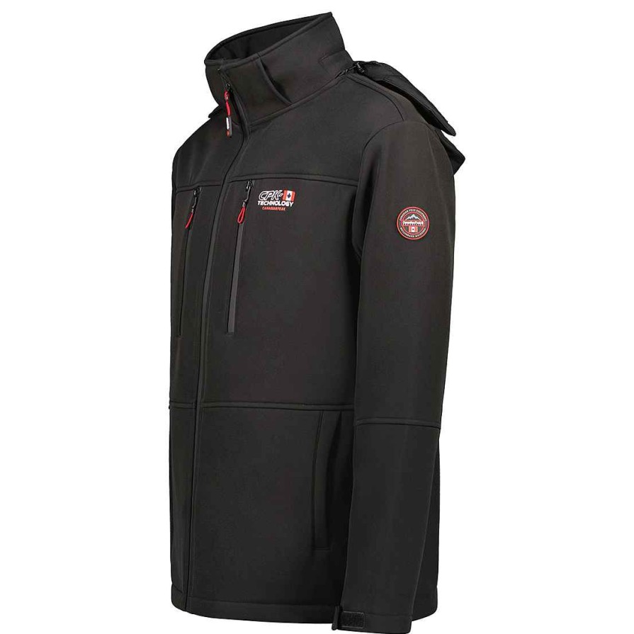 Herren Canadian Peak Soft Shell | Timmexeak Black Rm Herren 056