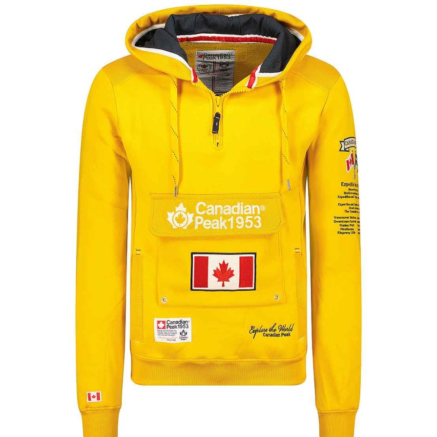 Herren Canadian Peak Schweis | Galapagos Senf Manner Cp Rm 100