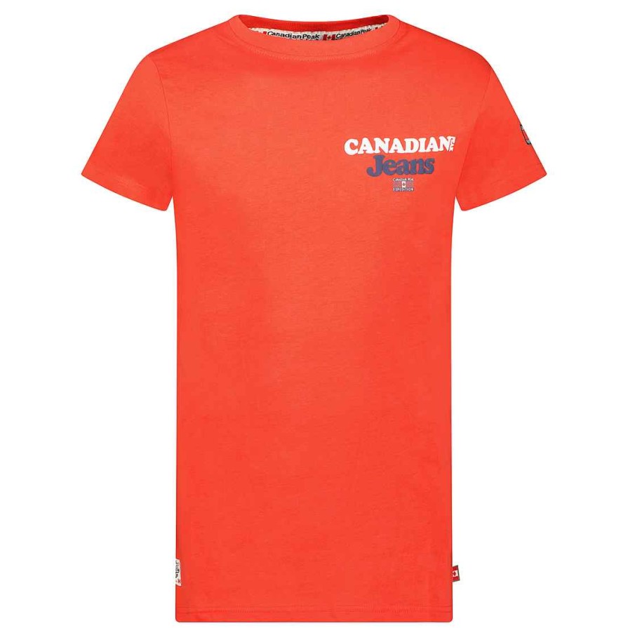 Herren Canadian Peak T-Shirt | Joupeak Red Rm Herren 235