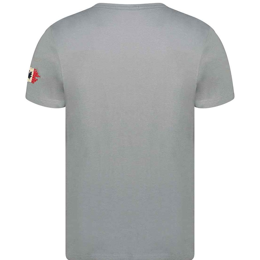 Herren Canadian Peak T-Shirt | Jermaniteak Grey Rm Herren 207