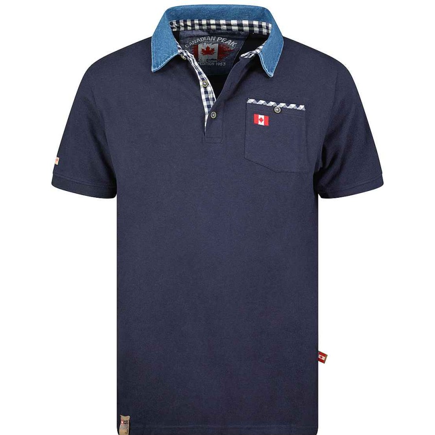 Herren Canadian Peak Polo | Kerwineak Navy Rm Herren 419