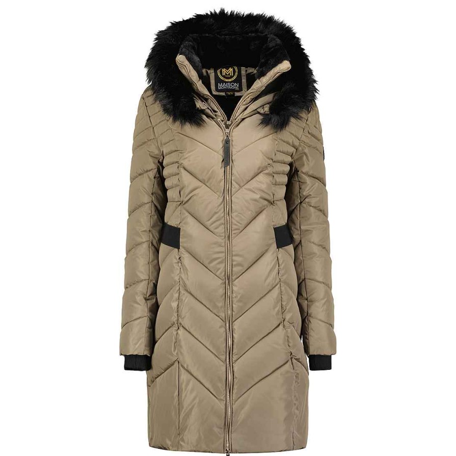 Damen Canadian Peak Parka | Dolmai Taupe Lady Mt 068