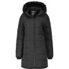 Damen Canadian Peak Parka | Ostrichai Black Mt Lady 001