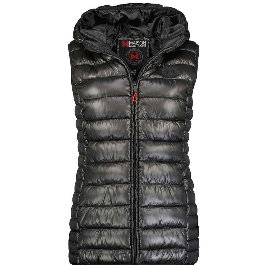 Damen Canadian Peak Weste | Annemai Weste Kapuze Mt Black Lady 096