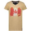 Herren Canadian Peak T-Shirt | Jerable Men Beige Cp Rm Men 235