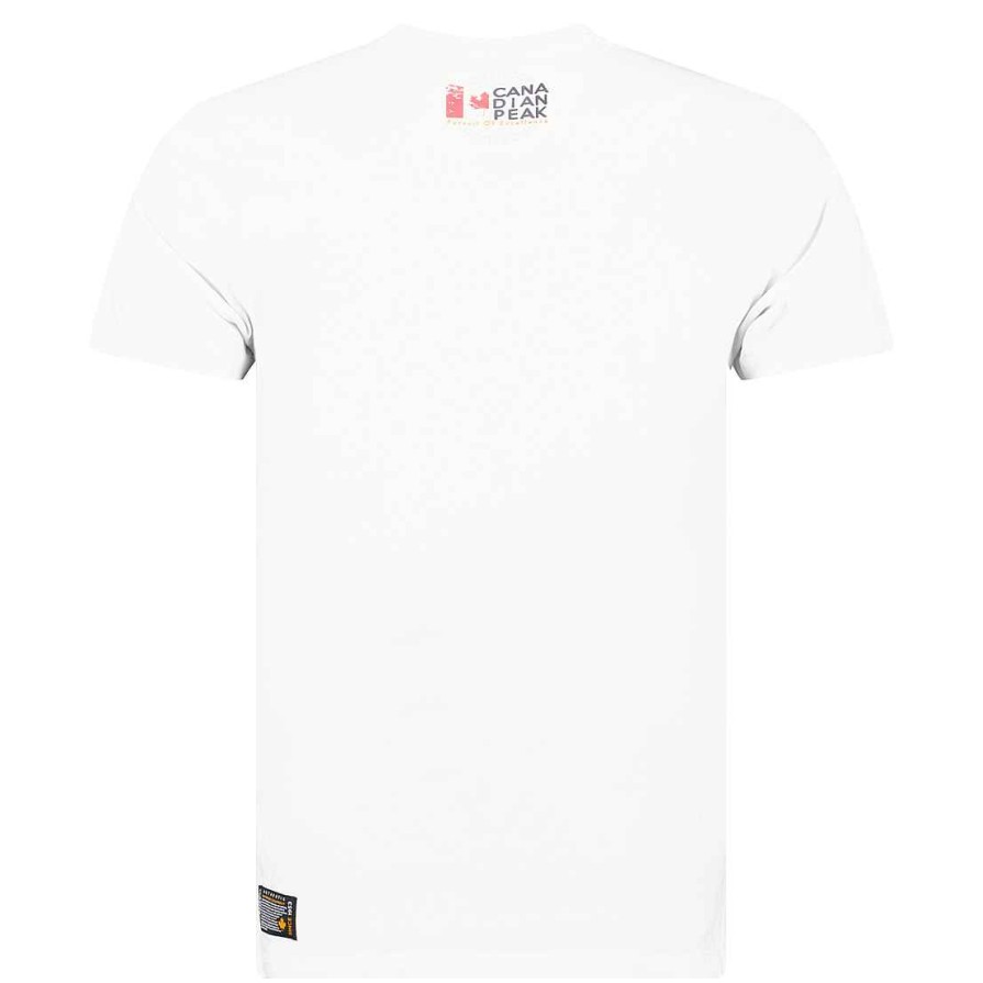 Herren Canadian Peak T-Shirt | Jiltord White Cp Rm Herren 235