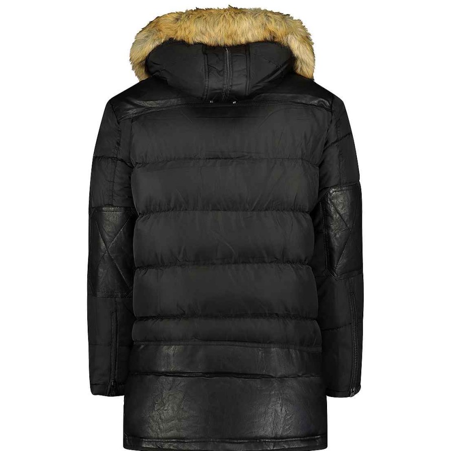 Herren Canadian Peak Parka | Bustipeak Black Men 054 Rm Bs2