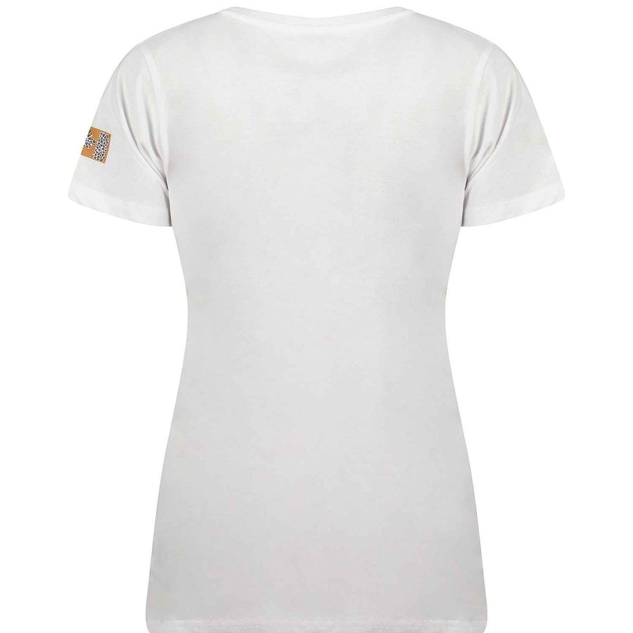 Damen Canadian Peak T-Shirt | Jolileak White Rm Lady 204