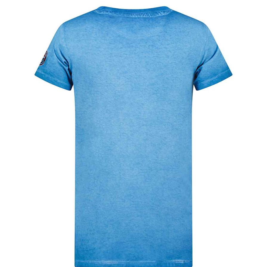 Herren Canadian Peak T-Shirt | Japoreak Blue Rm Herren 249