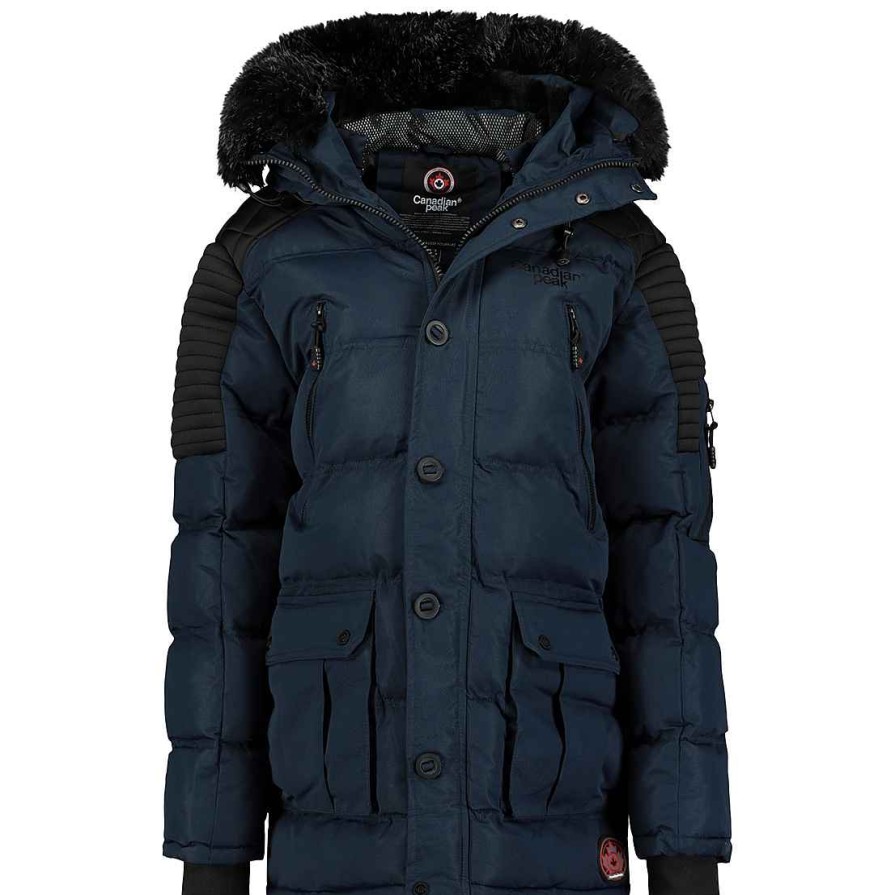 Herren Canadian Peak Parka | Arsopeak Navy Herren 070