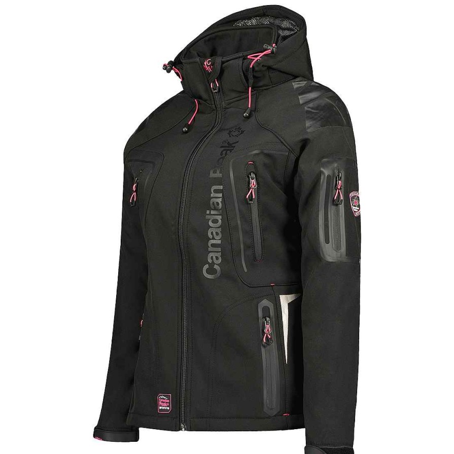 Damen Canadian Peak Soft Shell | Tatiana Bs3 Cp Black Lady 056