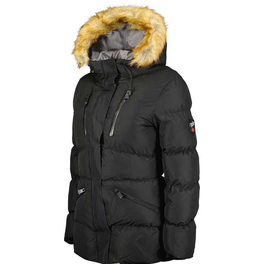 Damen Canadian Peak Parka | Crowneak Black Rm Cp Lady 001