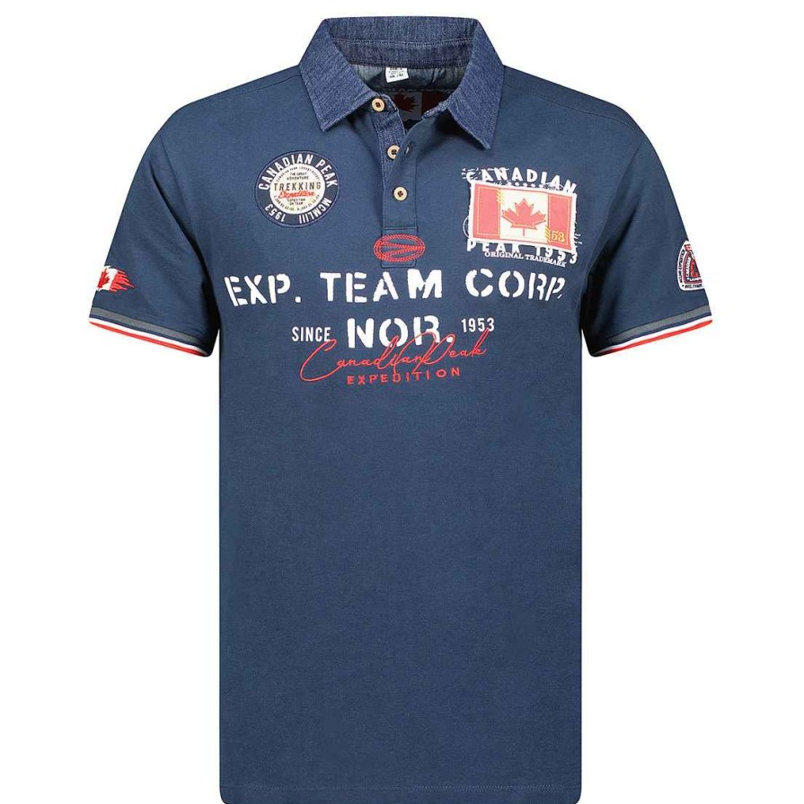 Herren Canadian Peak Polo | Kopteak Navy Rm Herren 249