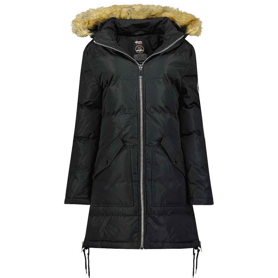 Damen Canadian Peak Parka | Canelleak Black Bs Cp Lady 001