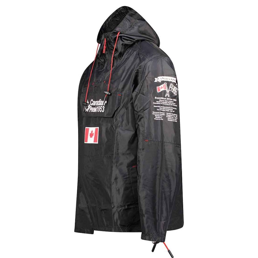 Herren Canadian Peak Fruhlingsjacke | Butaneak Black Rm Herren 244