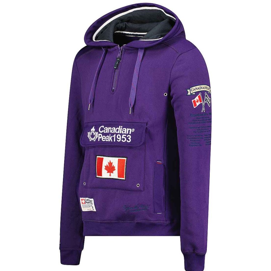 Herren Canadian Peak Schweis | Galapagos Purple Cp Men 054 Pop